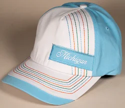 Michigan Blue/White Hat