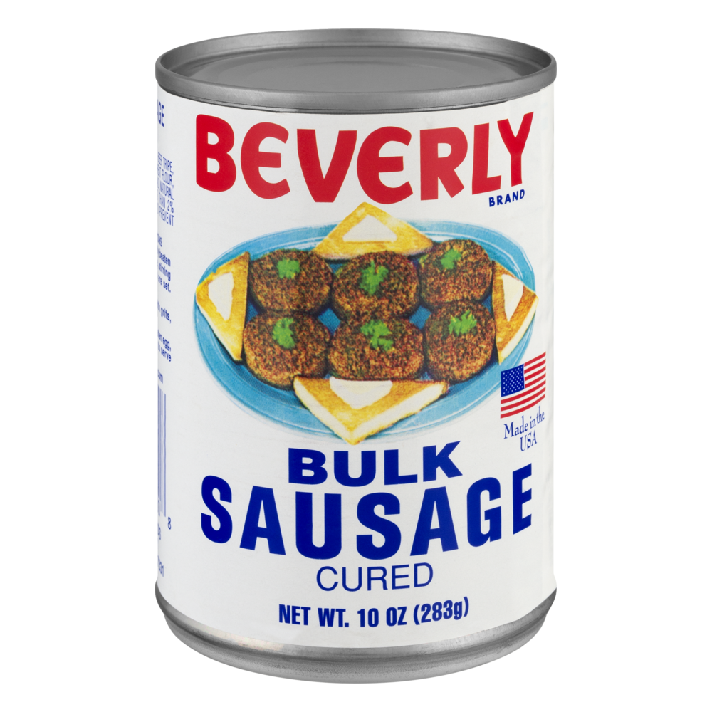 slide 1 of 1, Beverly Bulk Sausage Canned Meat, 10 oz