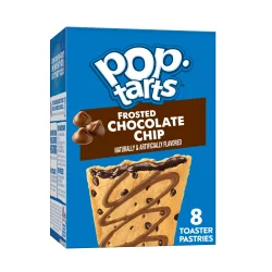 Kellogg's Pop-Tarts Toaster Pastries, Breakfast Foods, Baked in the USA, Chocolate Chip Drizzle