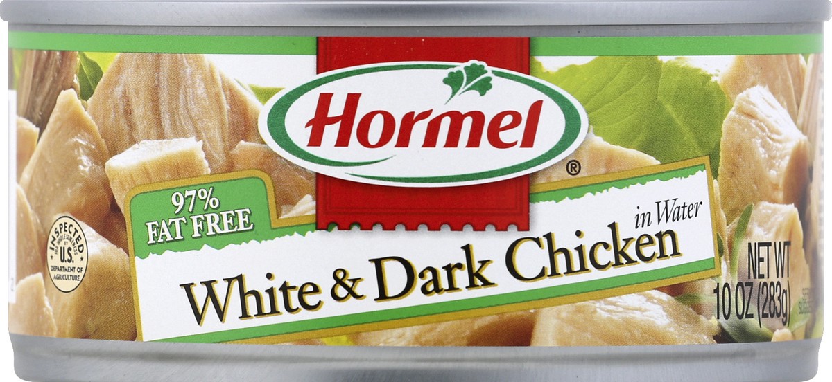 slide 4 of 6, Hormel White & Dark Chicken 10 oz, 10 oz