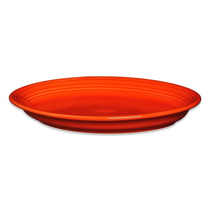 slide 1 of 2, Fiesta Oval Platter - Poppy, 13.6 in