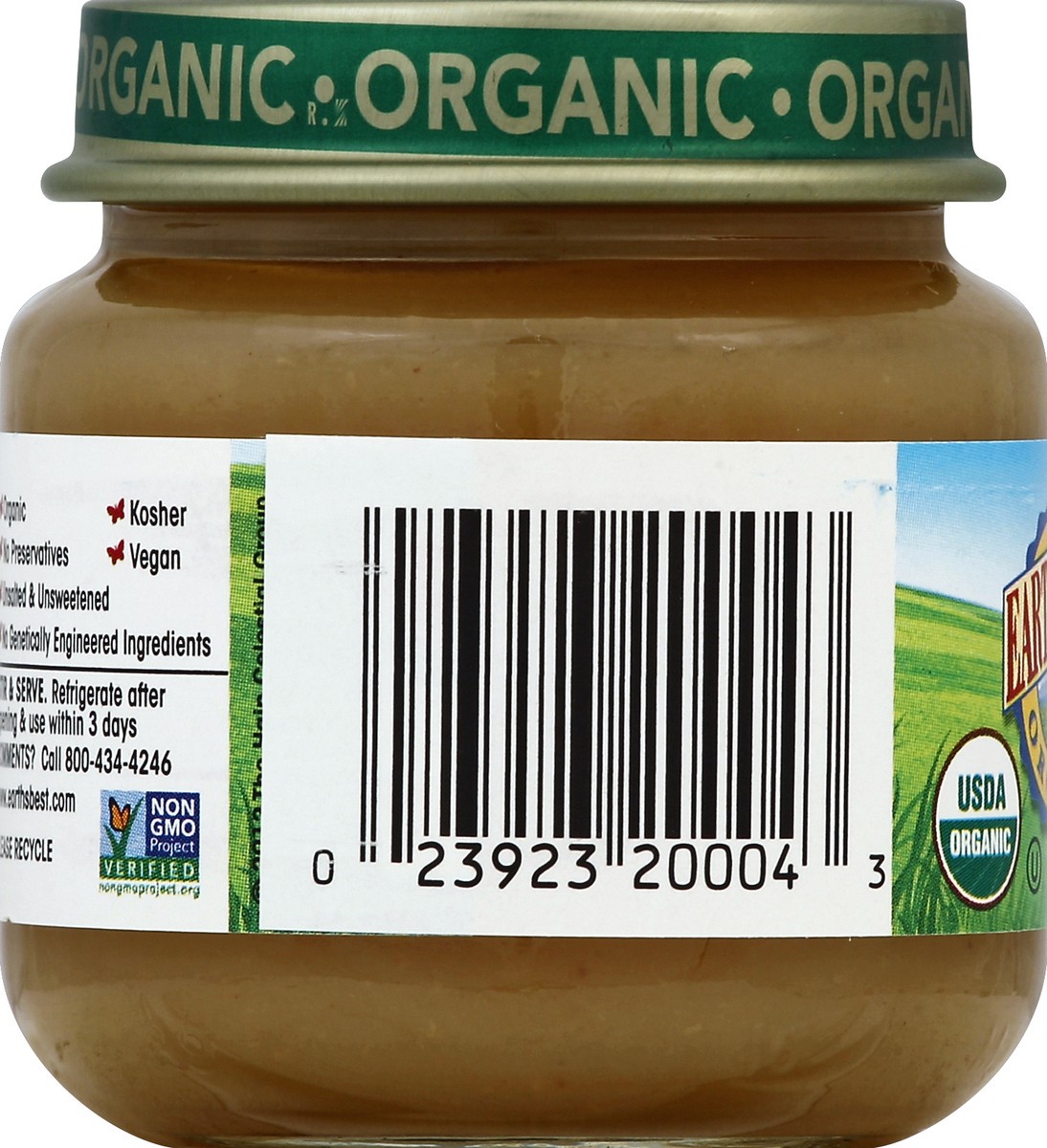 slide 3 of 6, Earth's Best Organic First Apples Baby Food, 2.5 oz