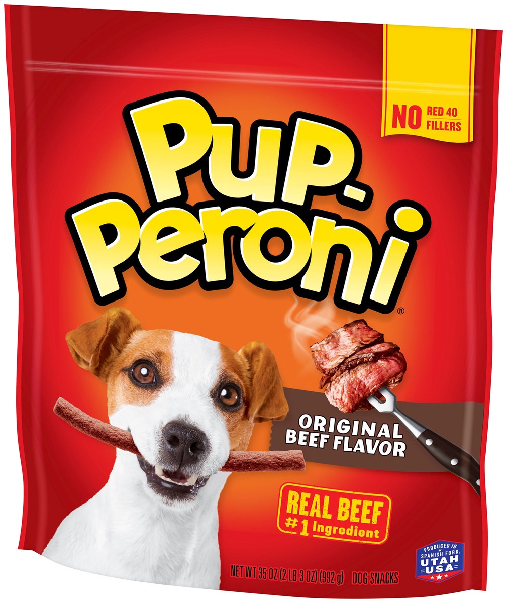 slide 2 of 9, Pup-Peroni Beef, 35 oz