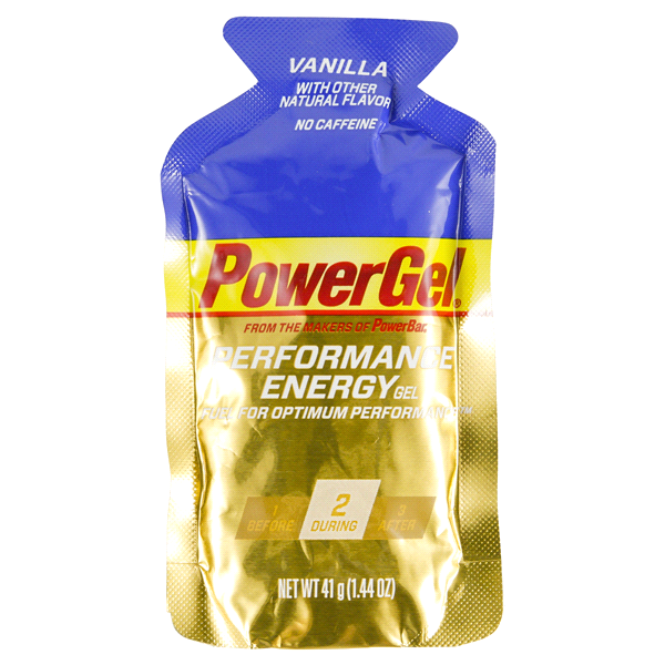 slide 1 of 3, PowerBar Powergel Vanilla Performance Energy Gel, 1.44 oz