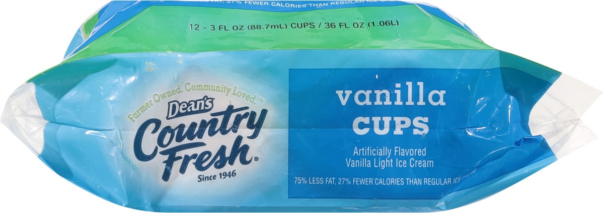 slide 8 of 14, Country Fresh Light Vanilla Ice Cream Cups 12 - 3 fl oz Packs, 12 ct