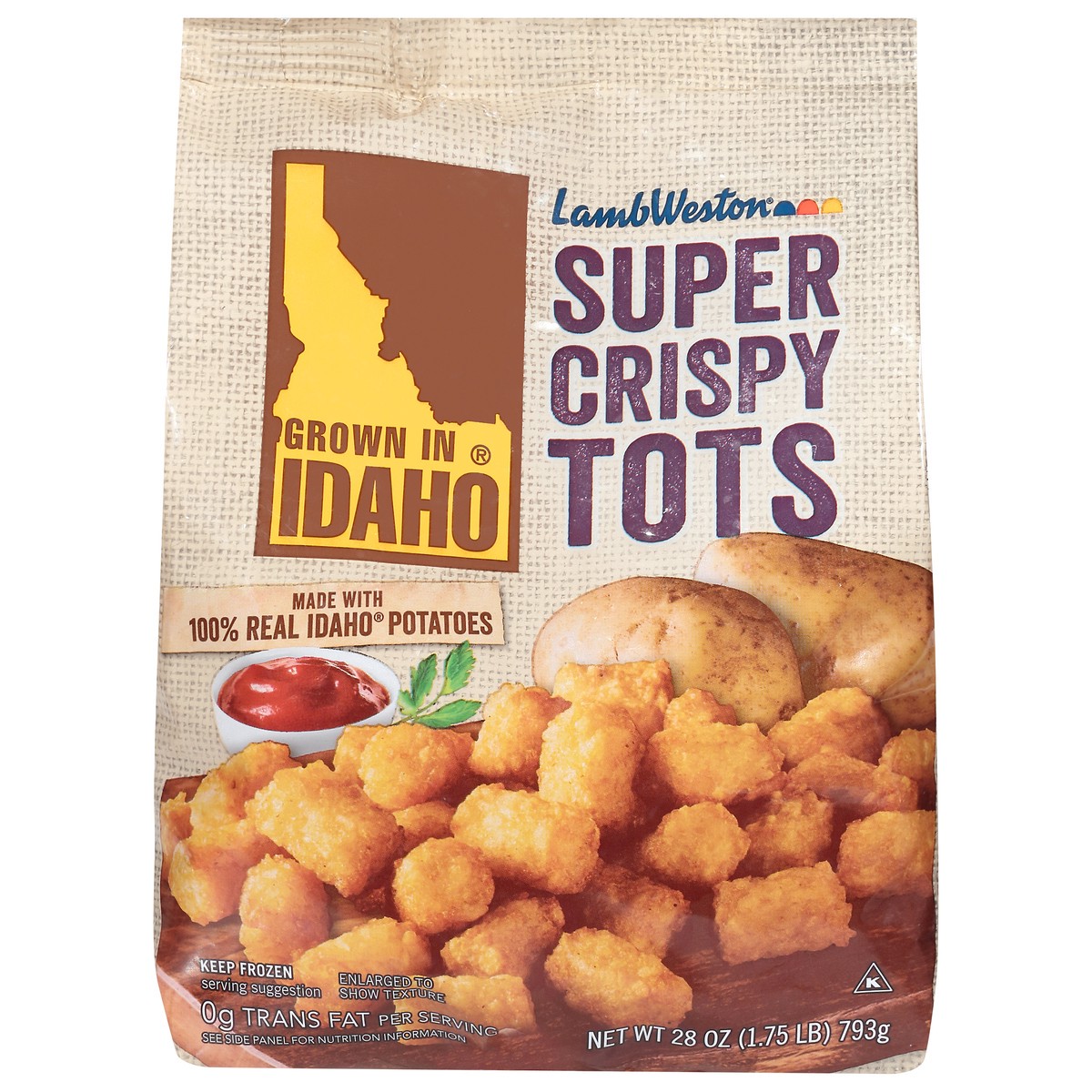 slide 13 of 13, Idaho Spuds Grown In Idaho Super Crispy Tots 28 oz, 28 oz