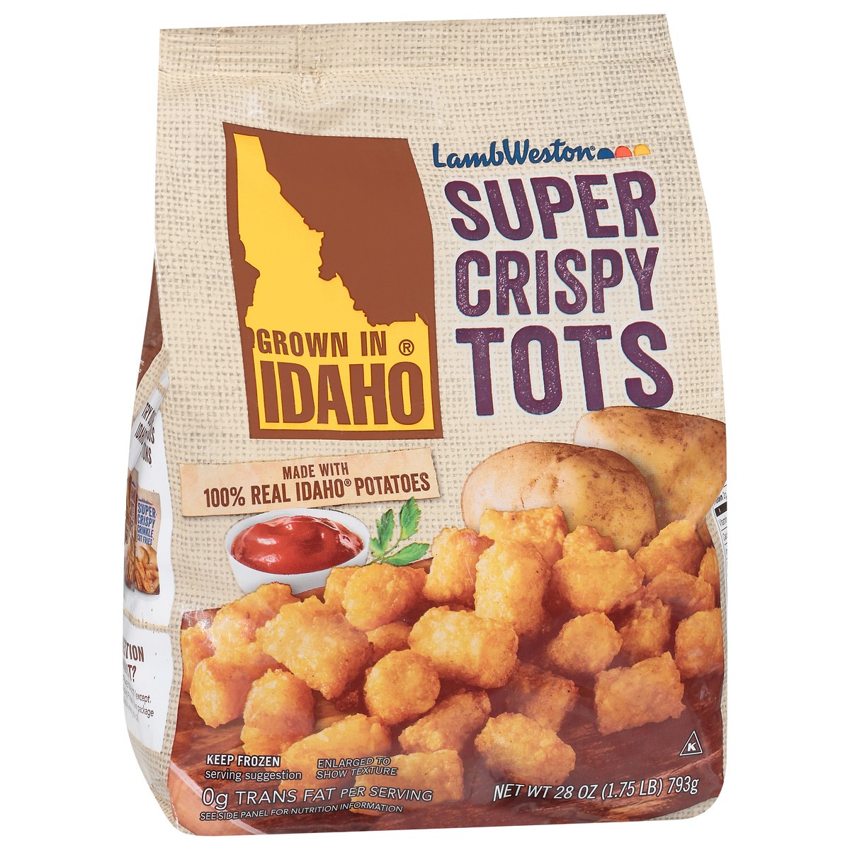 slide 12 of 13, Idaho Spuds Grown In Idaho Super Crispy Tots 28 oz, 28 oz