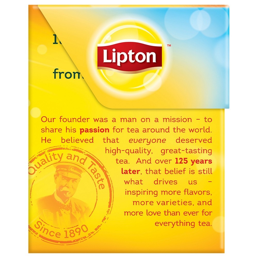 slide 7 of 8, Lipton Cold Brew Family Size Black Iced Tea Bags, 22 ct