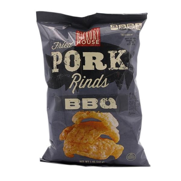 slide 1 of 1, Hy-Vee Pork Rinds, Bbq, 5 oz