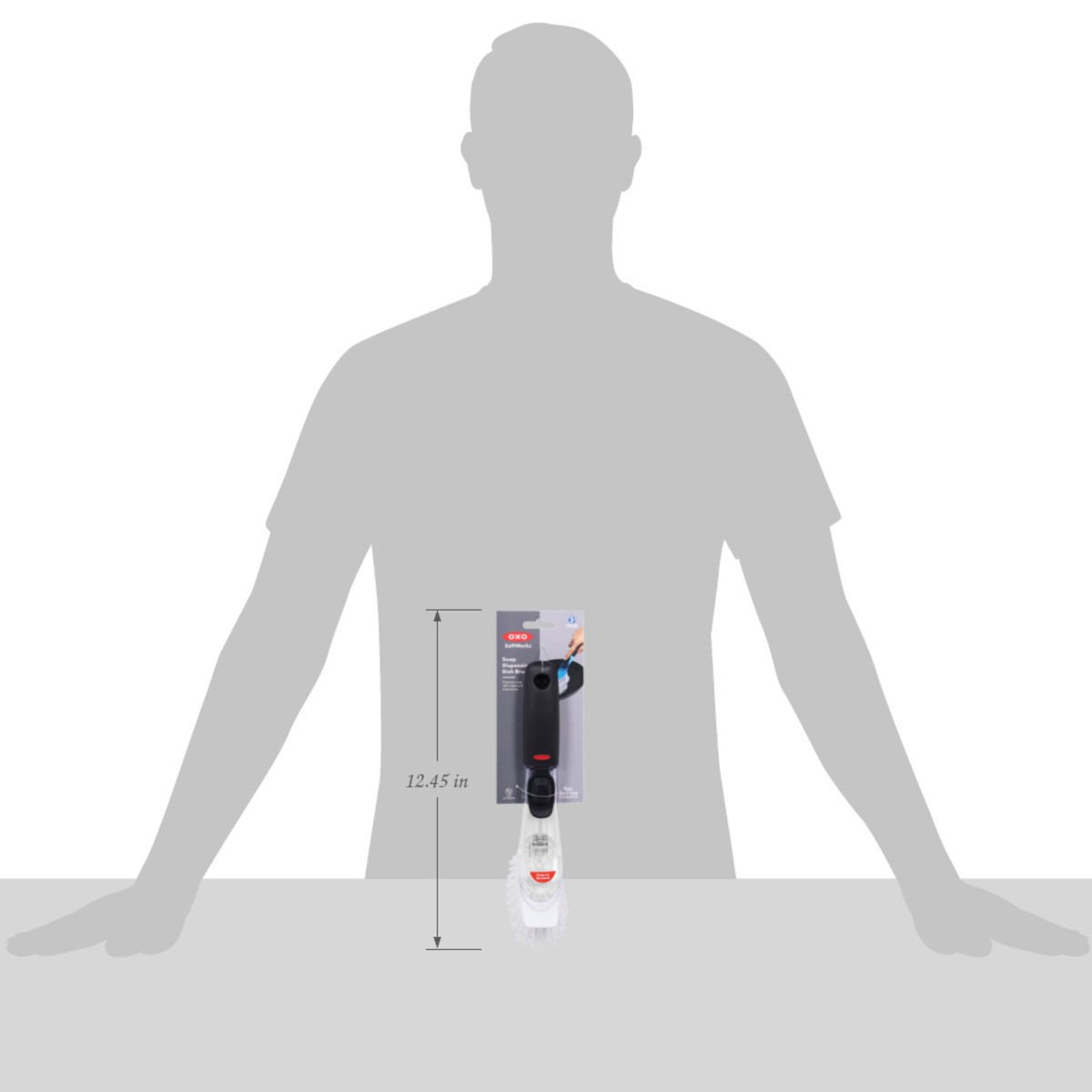 slide 12 of 12, OXO SoftWorks Soap Dispensing Dish Brush 1 Each, 1 ct