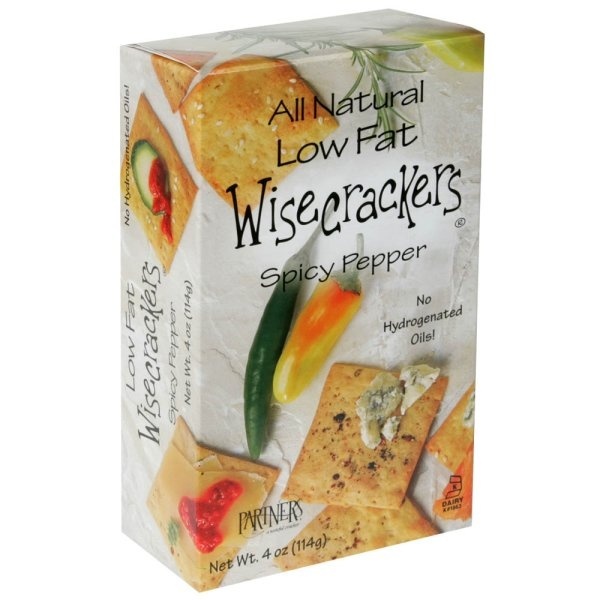 slide 1 of 1, Partners Wisecrackers, Spicy Pepper, 4 oz