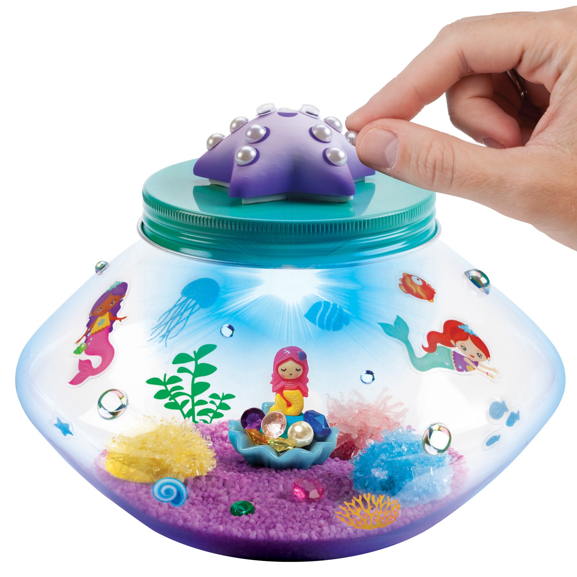 slide 6 of 15, Faber-Castell Creativity For Kids Crystal Mermaid Terrarium Kit, 6.6 in x 4.7 in