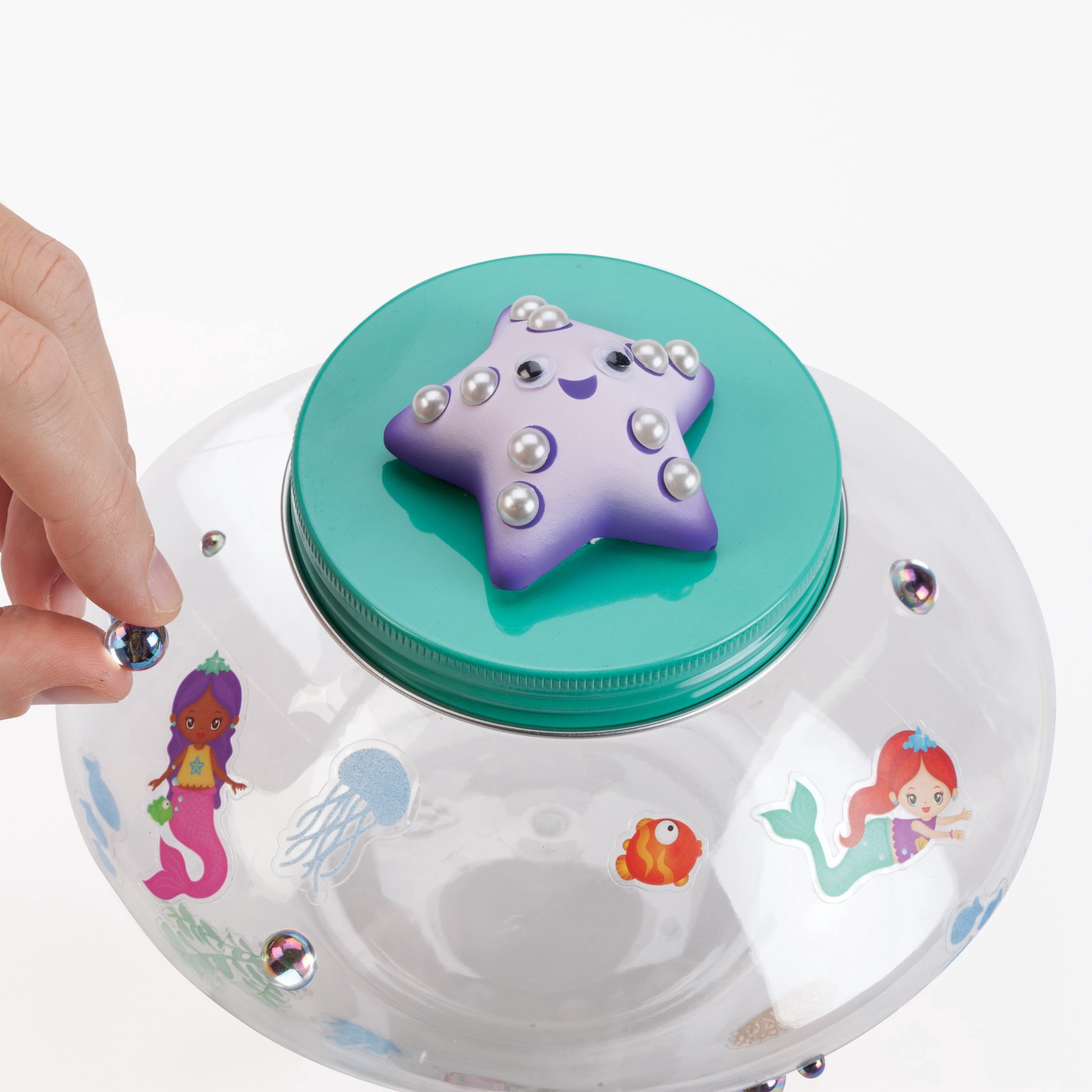 slide 8 of 15, Faber-Castell Creativity For Kids Crystal Mermaid Terrarium Kit, 6.6 in x 4.7 in