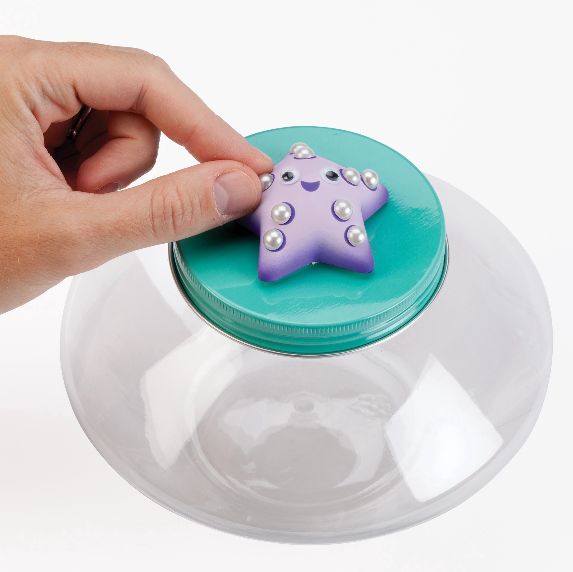 slide 13 of 15, Faber-Castell Creativity For Kids Crystal Mermaid Terrarium Kit, 6.6 in x 4.7 in