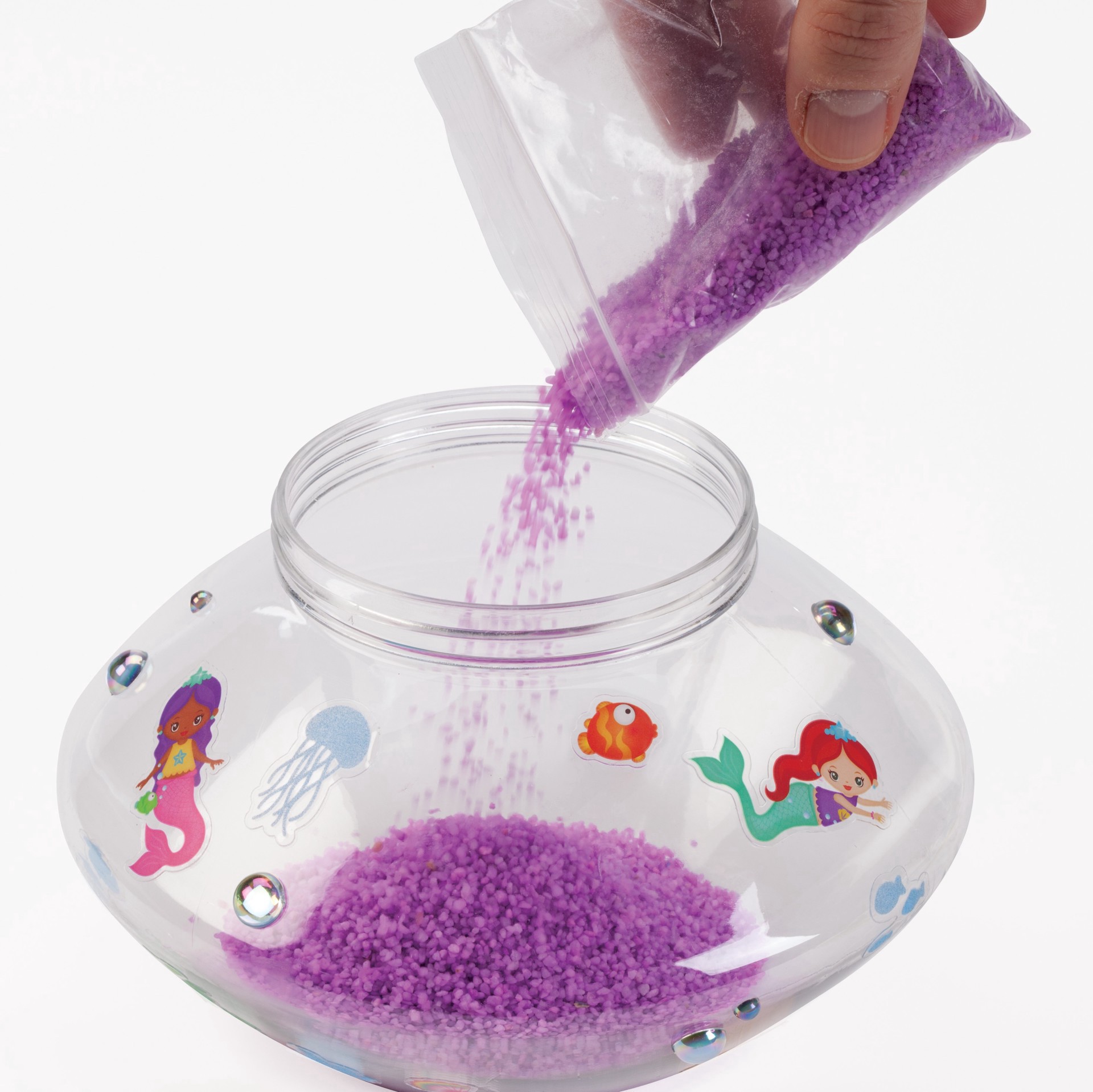 slide 15 of 15, Faber-Castell Creativity For Kids Crystal Mermaid Terrarium Kit, 6.6 in x 4.7 in