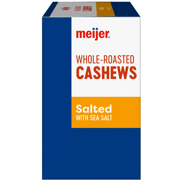 slide 13 of 29, Meijer Roasted & Salted Cashews Multipack, 8 ct