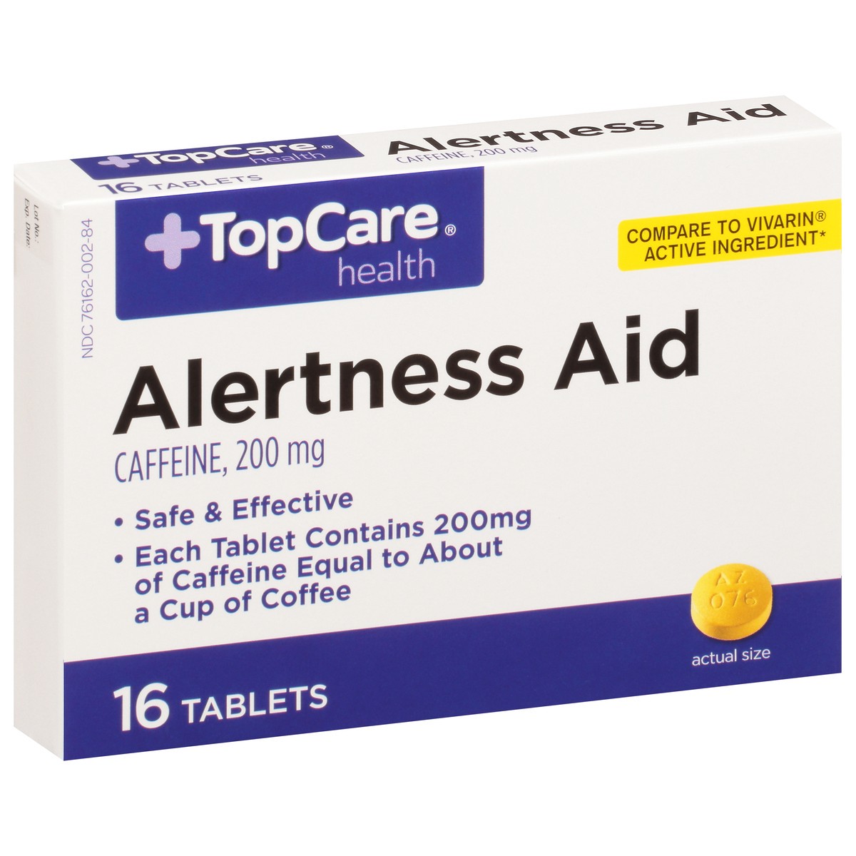 slide 6 of 9, TopCare Alertness Aid Tablets, 16 ct; 200 mg