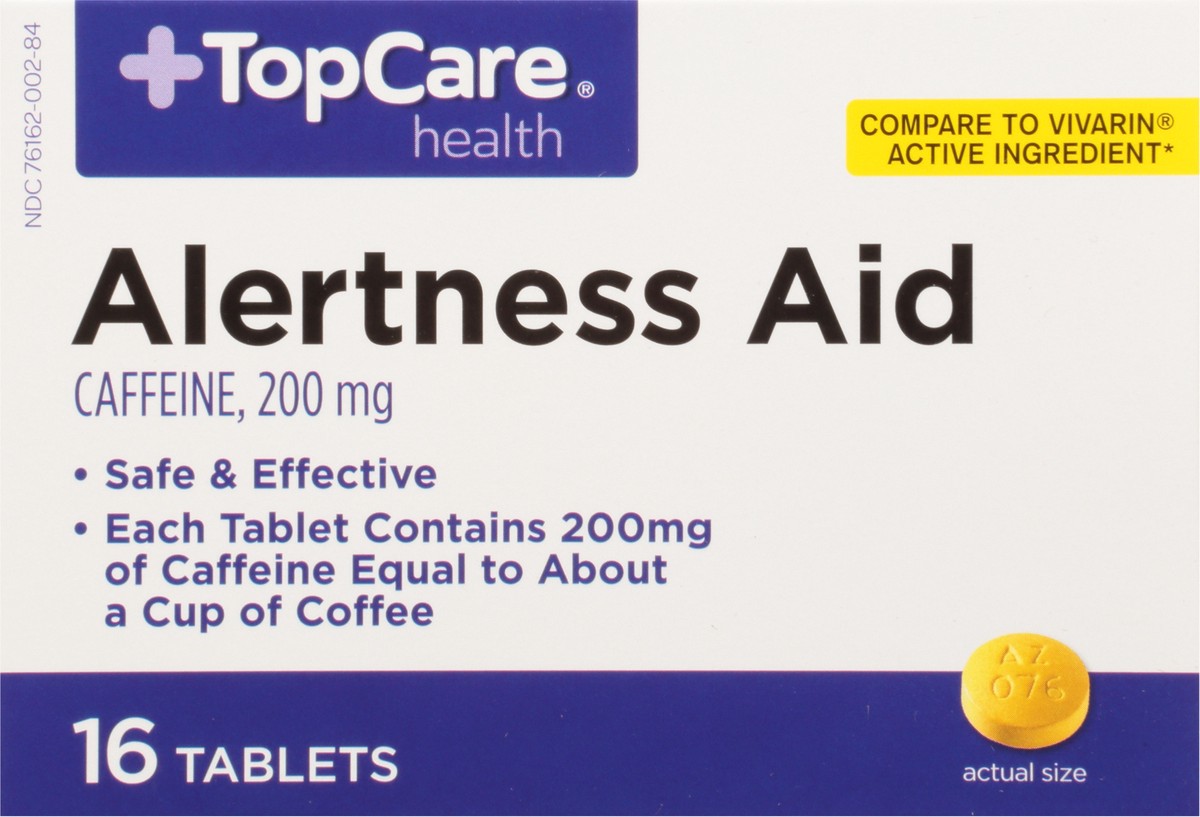 slide 7 of 9, TopCare Alertness Aid Tablets, 16 ct; 200 mg