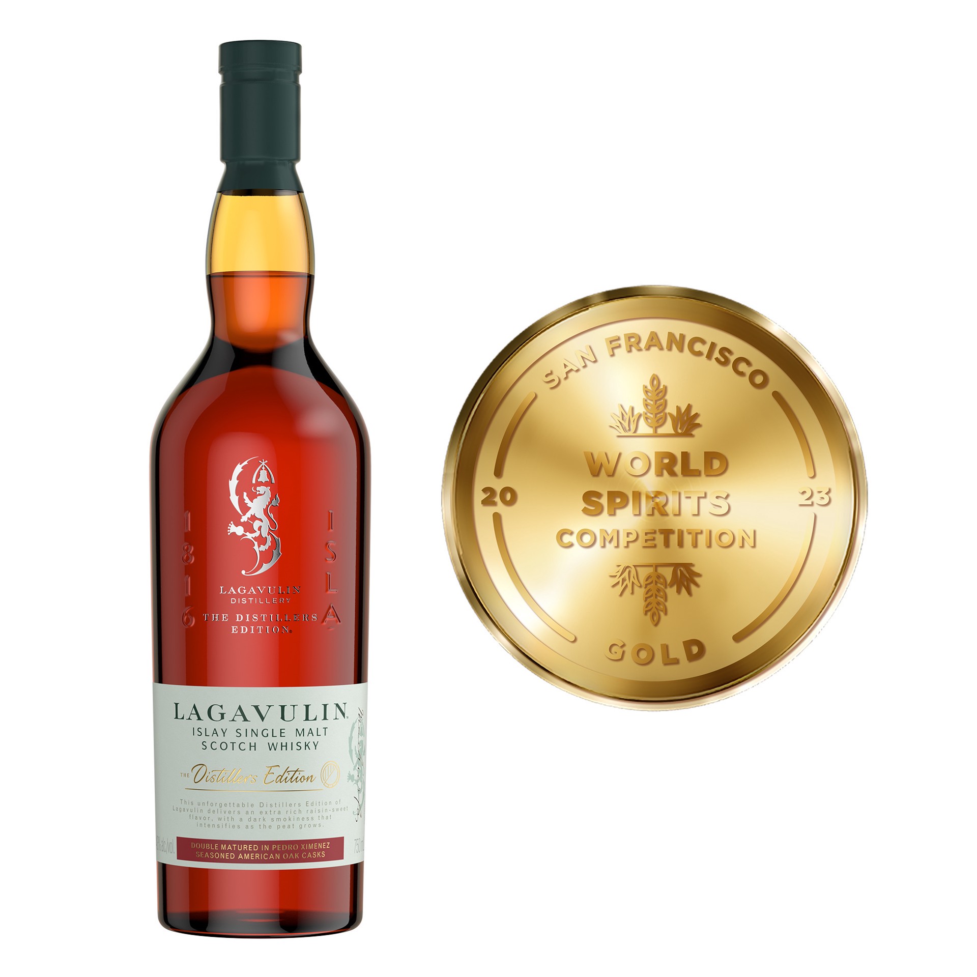 slide 5 of 6, Lagavulin Distiller's Edition Islay Single Malt Scotch Whisky, 750 mL, 750 ml