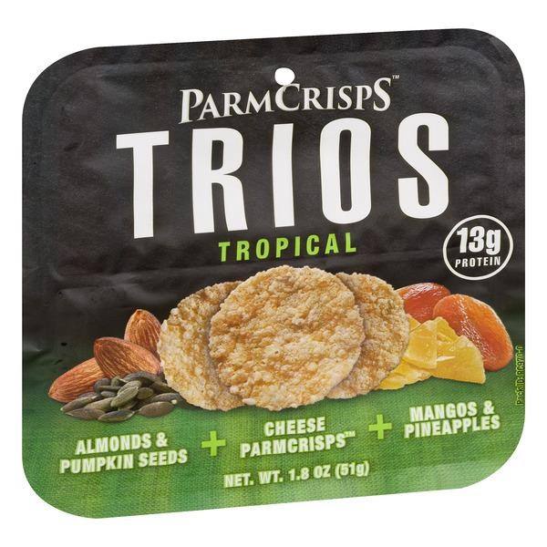 slide 1 of 5, ParmCrisps Parm Crisps Trios Tropical, 1.8 oz