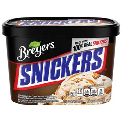 Breyer's Breyers Light Ice Cream SNICKERS, 48 oz
