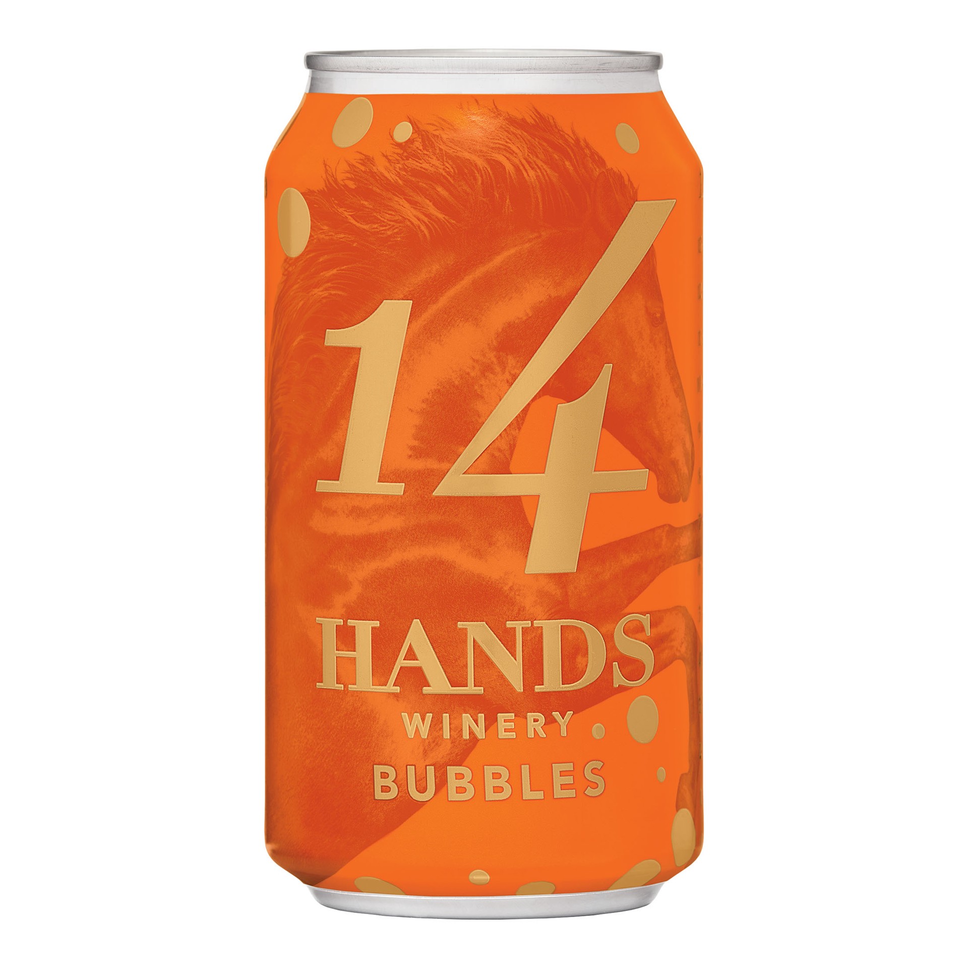 slide 1 of 5, 14 Hands Bubbles Sparkling White Wine, 355 mL Canned Wine, 355 ml