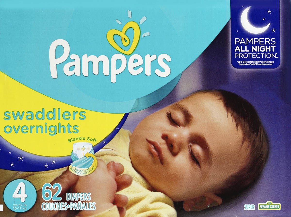 slide 1 of 5, Pampers Diapers 62 ea, 62 ct