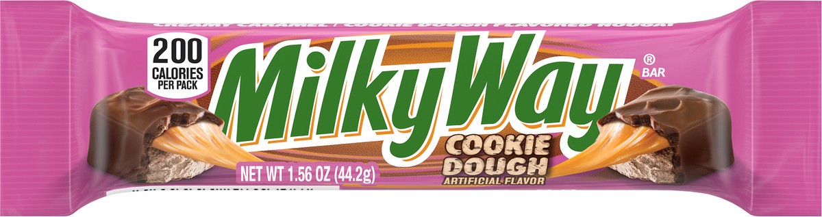 slide 7 of 7, Milky Way Us MILKY WAY Cookie Dough Milk Chocolate Bar, 1.56 oz, 1.56 oz