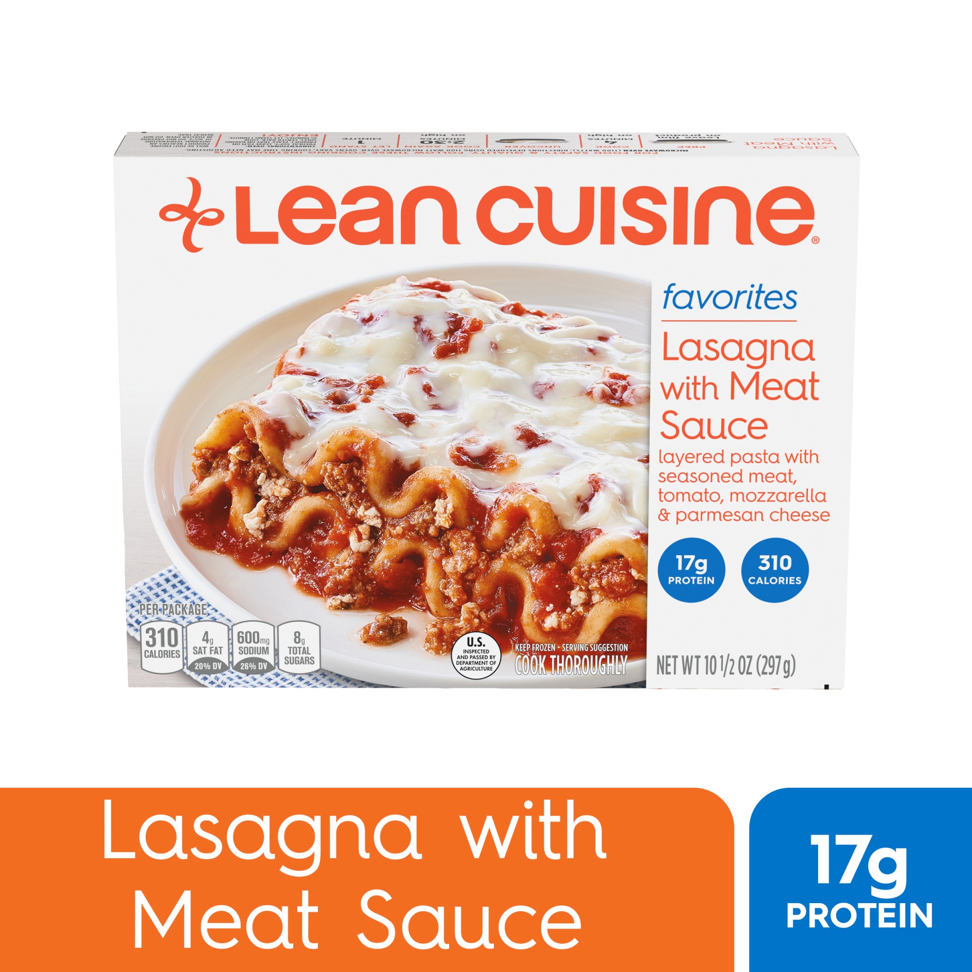 slide 1 of 9, Lean Cuisine Simple Favorites Lasagna With Meat Sauce, 10.5 oz