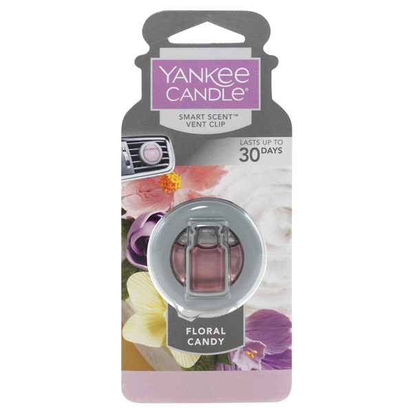 slide 1 of 1, Yankee Candle Smart Scent Vent Clip Floral Candy, 1 ct