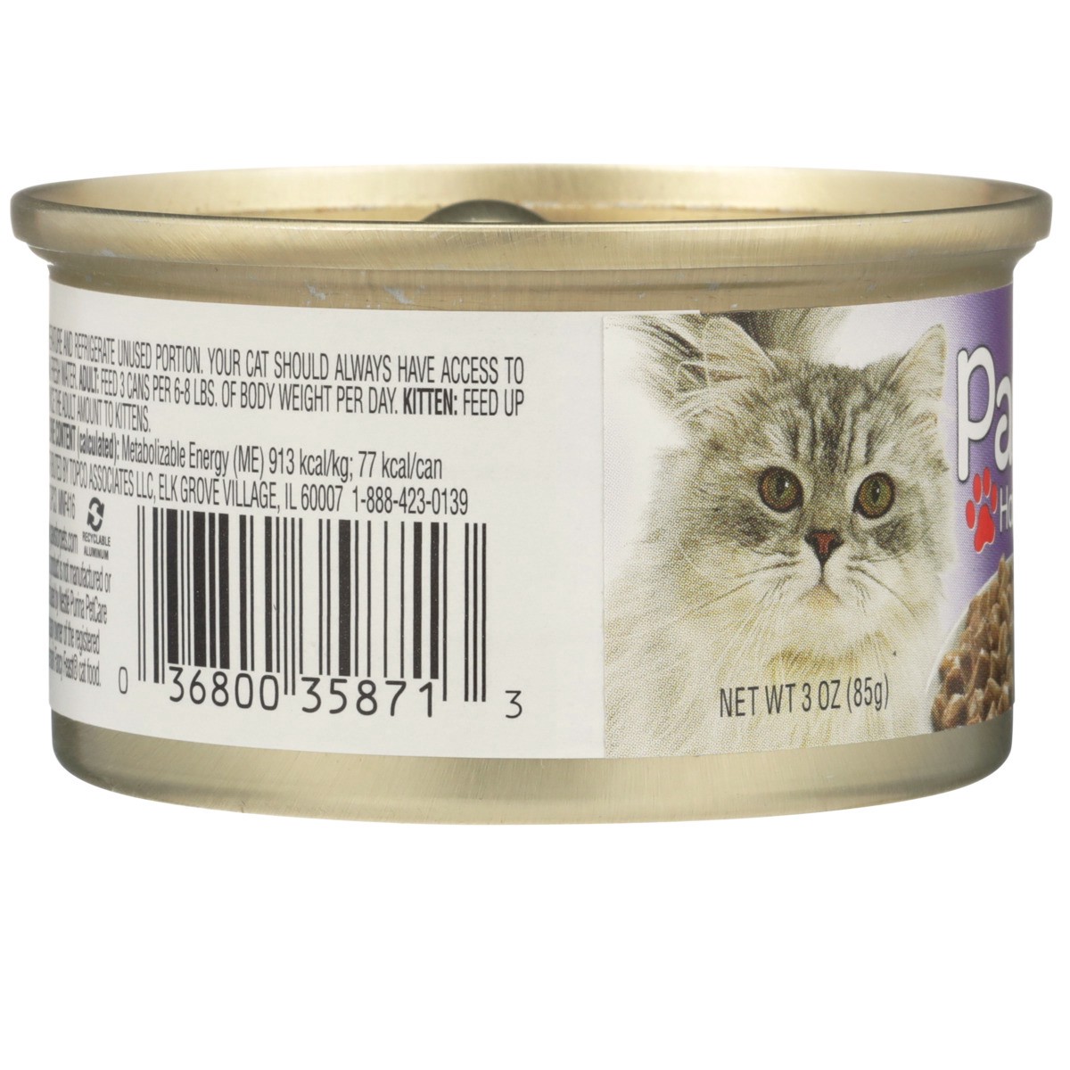 slide 5 of 8, Paws Happy Life Grilled Flavor Chicken Dinner In Gravy Cat Food, 3 oz