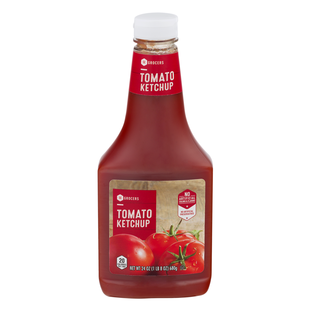 slide 1 of 1, SE Grocers Tomato Ketchup, 24 oz