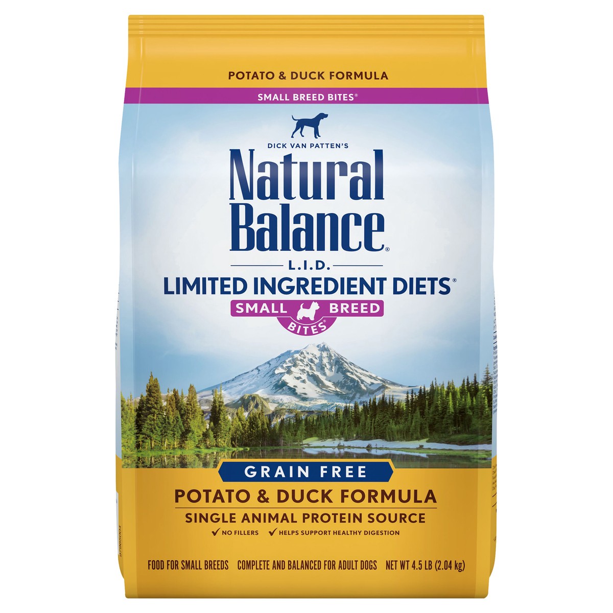 slide 1 of 6, Natural Balance Dog Food, 4.5 lb