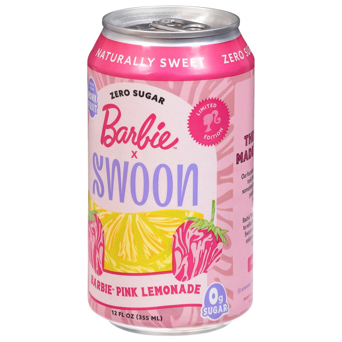 slide 7 of 9, Swoon Zero Sugar Pink Lemonade - 12 fl oz, 20 fl oz