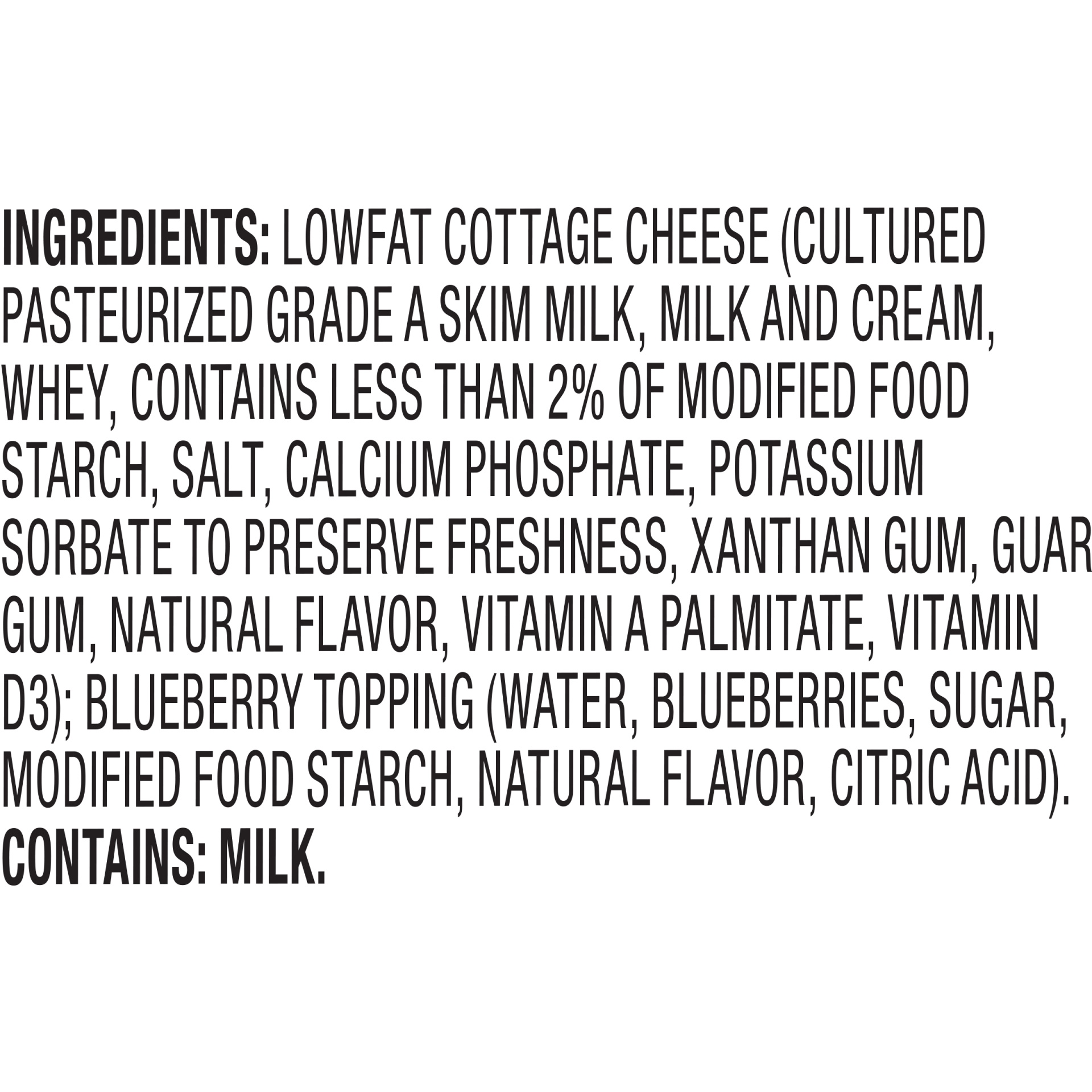 slide 6 of 6, Breakstone's Cottage Doubles Lowfat Cottage Cheese & Blueberry Topping with 2% Milkfat Cup, 4.7 oz