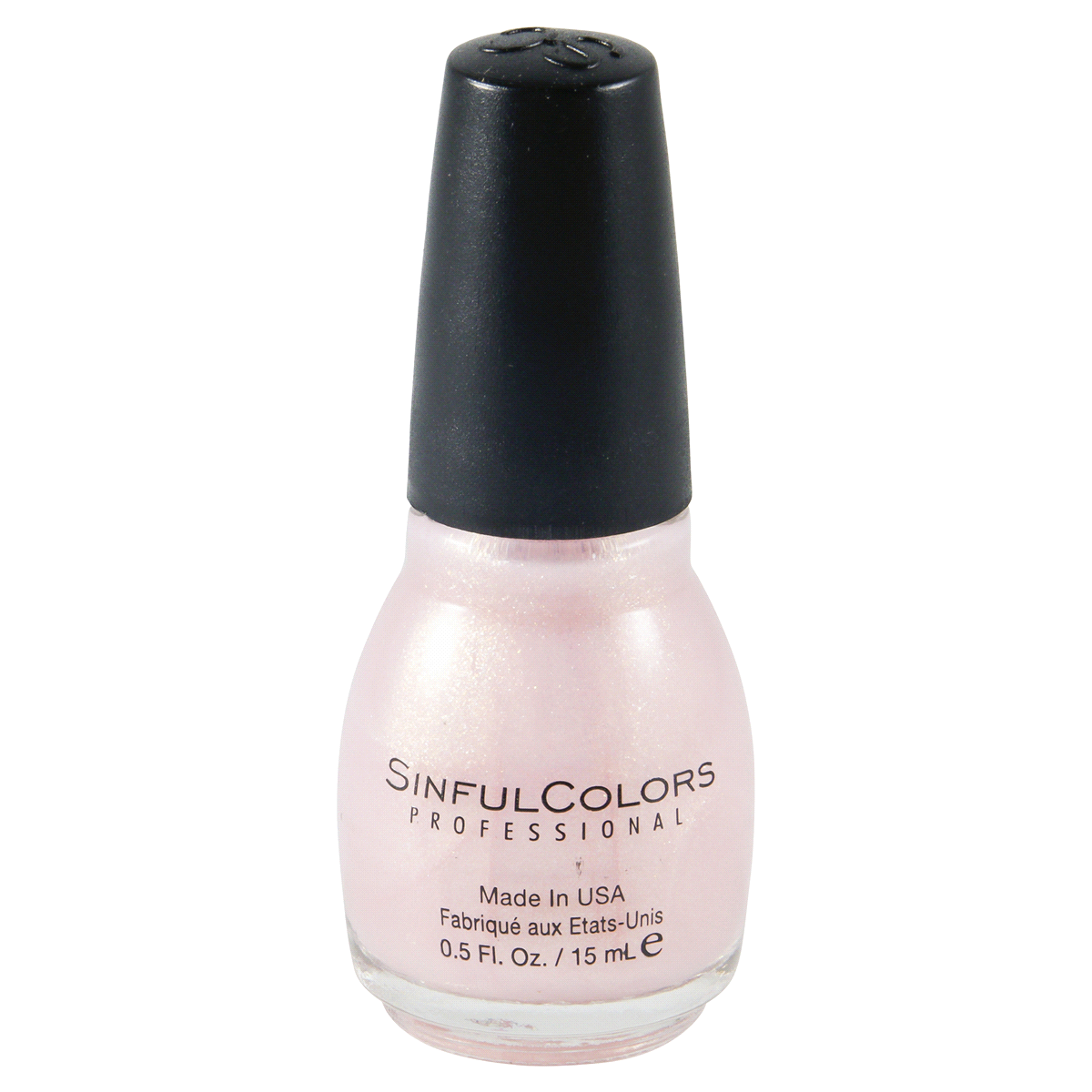 slide 1 of 2, Sinful Colors Nail Polish Glass Pink, 0.5 fl oz