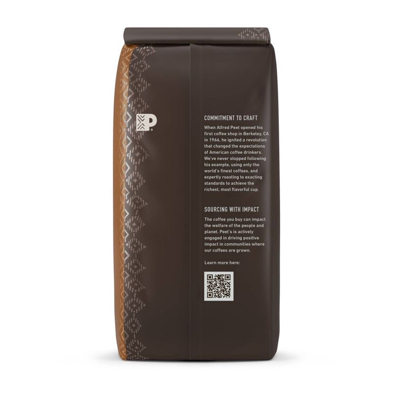 slide 3 of 3, Peet's Coffee, Decaffeinated Major Dickason's Blend Dark Roast Ground Coffee - 10.5oz Bag, 10.5 oz