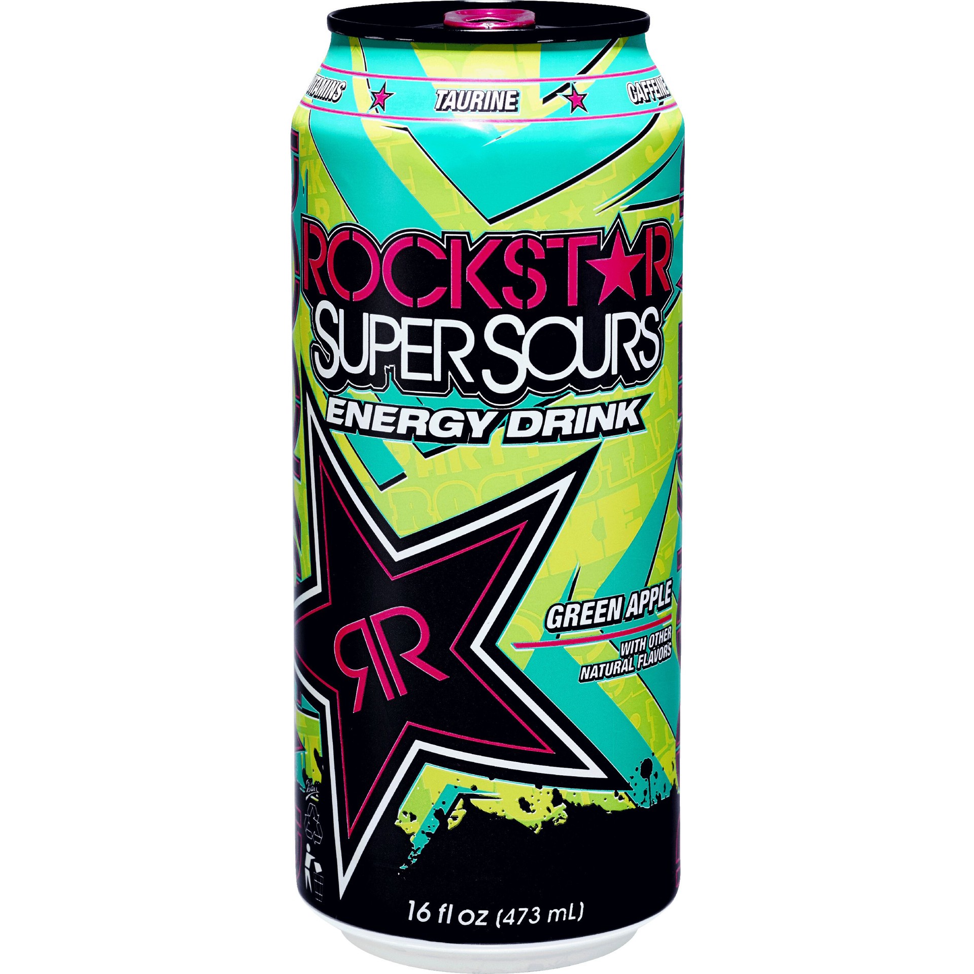 slide 1 of 6, Rockstar ion  RS SS GREEN APPLE 16Z CN SINGLE, 16 oz