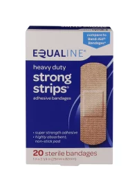 Equaline Heavy Duty Strong Strips Adhesive Bandages