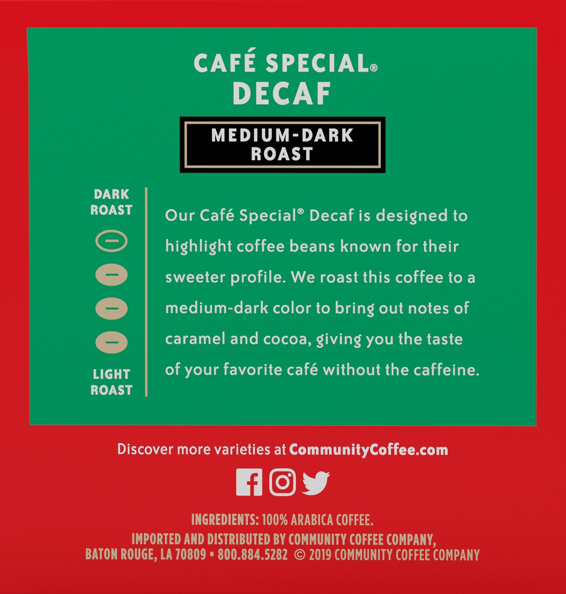 slide 8 of 10, Community Coffee Coff Singles Cafe Spec Dec, 12 ct