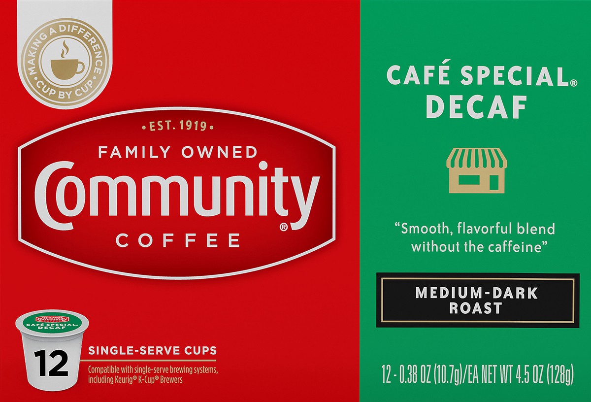 slide 6 of 10, Community Coffee Coff Singles Cafe Spec Dec, 12 ct