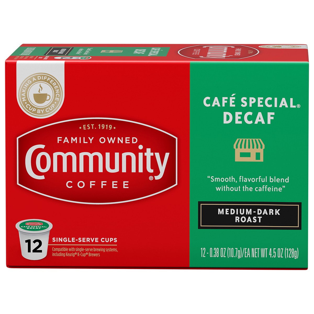 slide 3 of 10, Community Coffee Coff Singles Cafe Spec Dec, 12 ct
