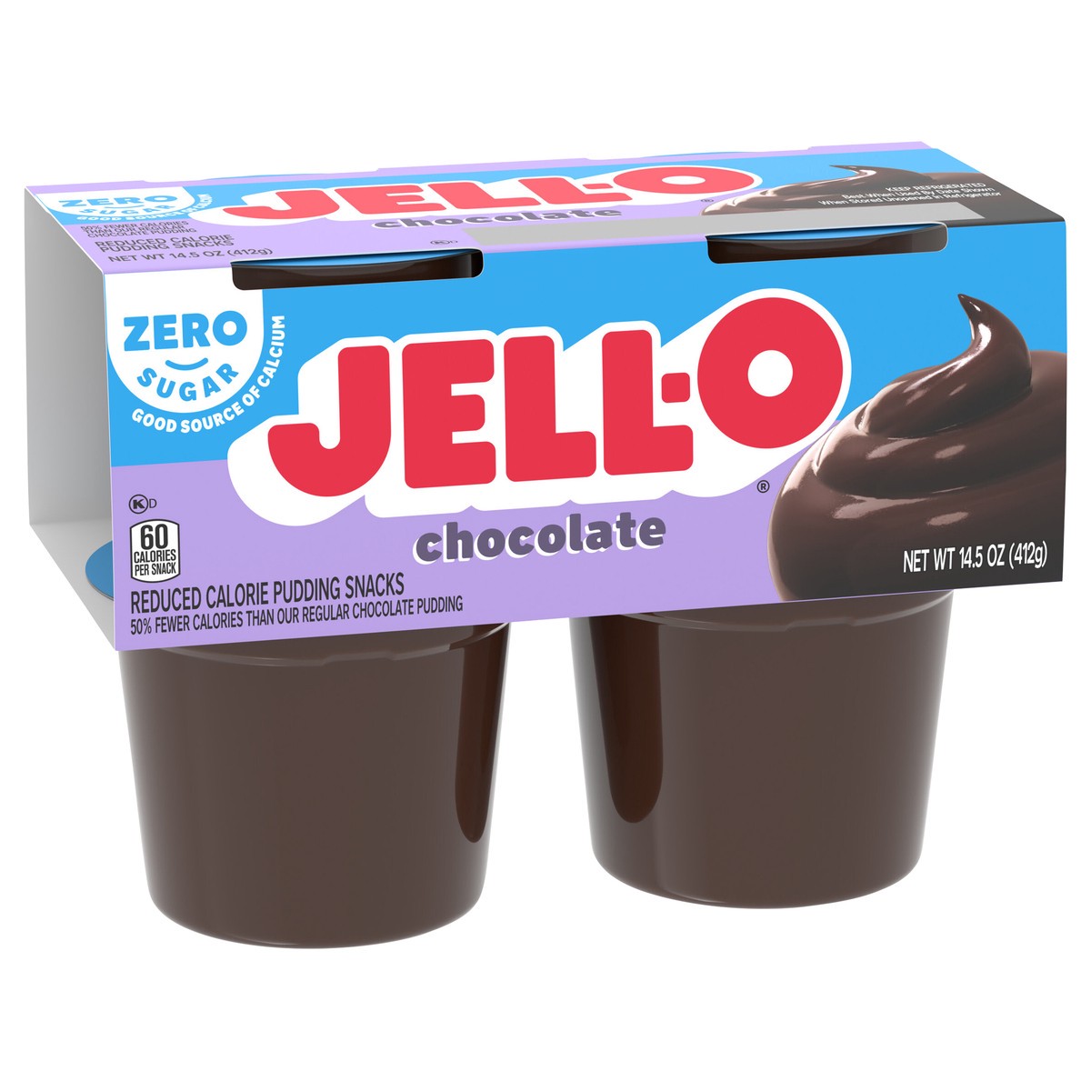 slide 7 of 9, Jell-O Sugar Free Ready to Eat Chocolate Pudding, 4 ct