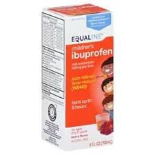 Equaline Ibuprofen, Children's, Oral Suspension, Berry Flavor, 4 Ounce