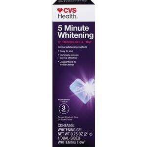 slide 1 of 1, CVS Health 5 Minute Whitening Kit Tooth Whitening System, 1 kit