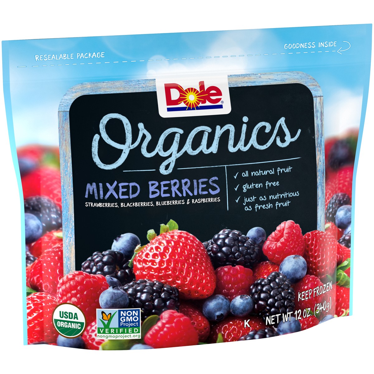 slide 12 of 13, Dole Mixed Berries, 12 oz