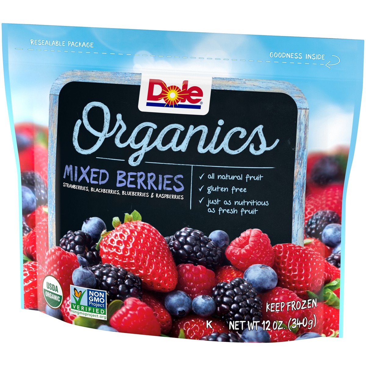 slide 7 of 13, Dole Mixed Berries, 12 oz