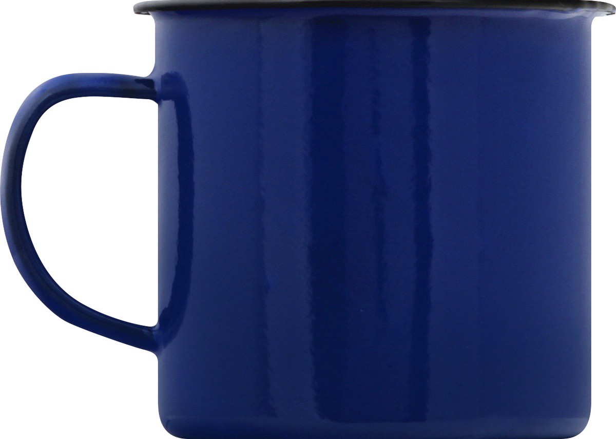 slide 2 of 7, Bene Casa Blue Enamel Mug, 12 oz