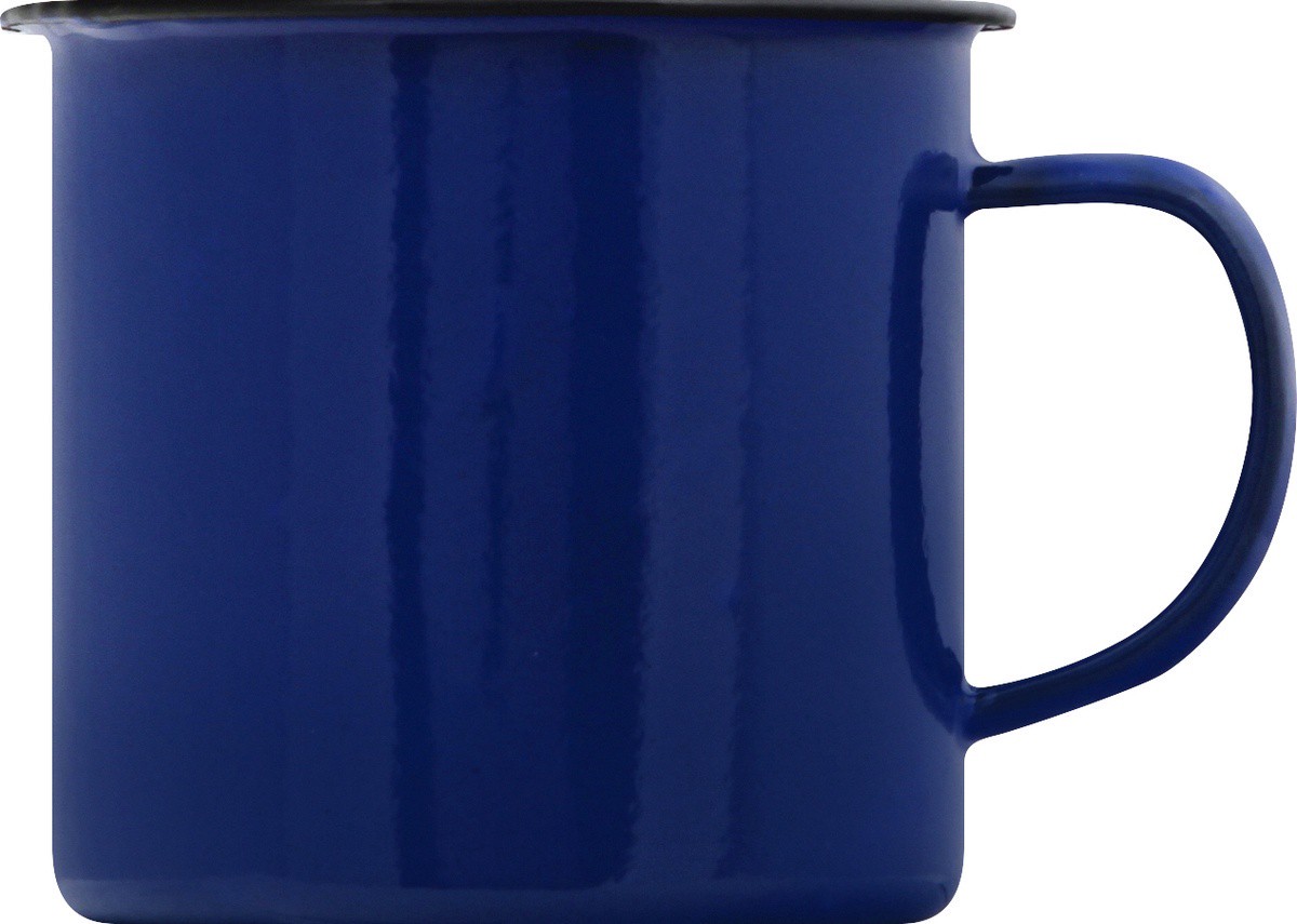 slide 4 of 7, Bene Casa Blue Enamel Mug, 12 oz