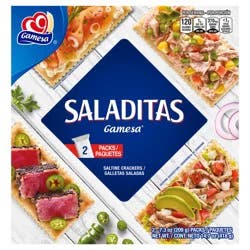 Gamesa Saladitas Saltine Crackers 7.3 Oz, 2 Ct
